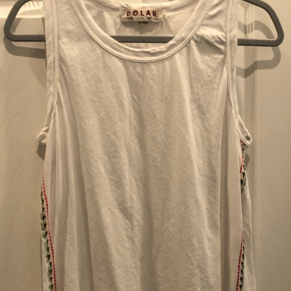 Anthropologie tank with multicolor Aztec print